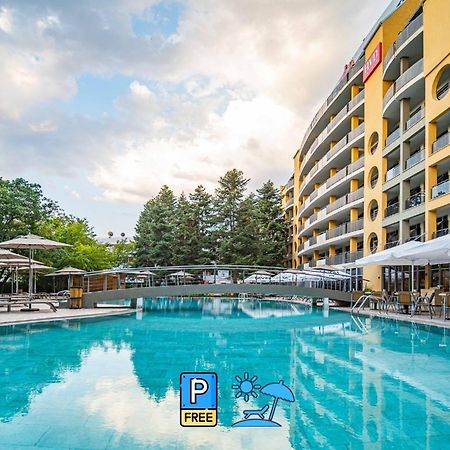 Hvd Viva Club Ultra All Inclusive - Private Beach & Free Parking Zlatni pjasătsi Eksteriør bilde
