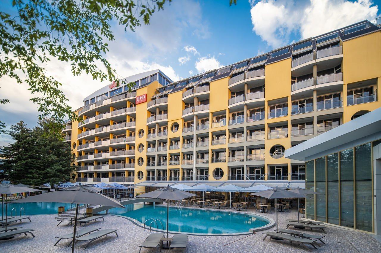 Hvd Viva Club Ultra All Inclusive - Private Beach & Free Parking Zlatni pjasătsi Eksteriør bilde